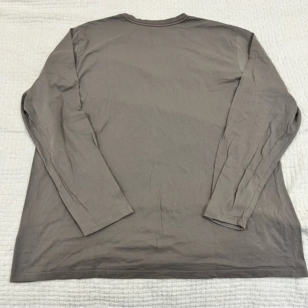 Harley-Davidson Long Sleeve Skull Graphic Tee Taupe Gray Men’s 3XL